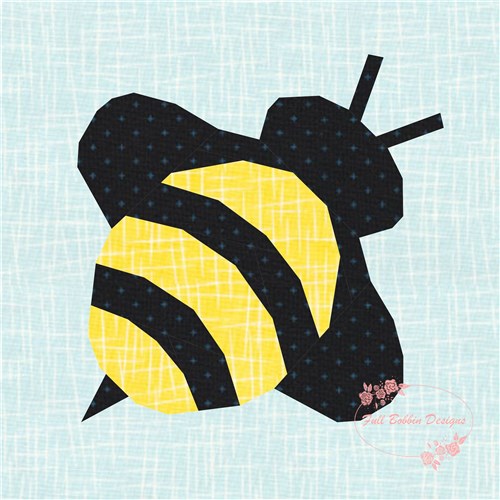Bumble Bee  Quilt Block  FPP Pattern