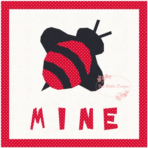 Bumble Bee  Quilt Block  FPP Pattern