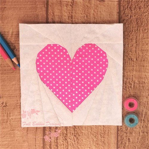 The Gambler Playing Cards  Quilt Block  FPP Pattern