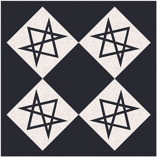 Wonky Star  Quilt Block  FPP Pattern