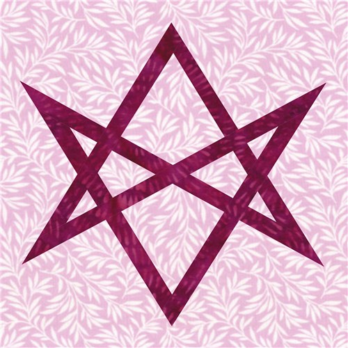 Wonky Star  Quilt Block  FPP Pattern