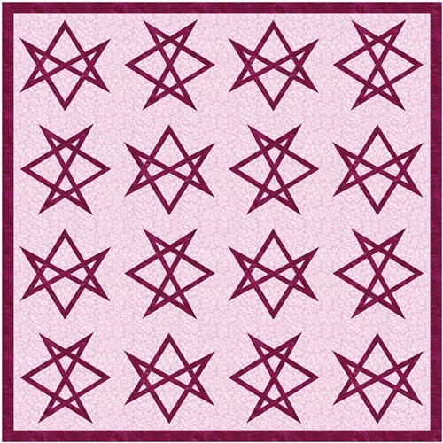 Wonky Star  Quilt Block  FPP Pattern