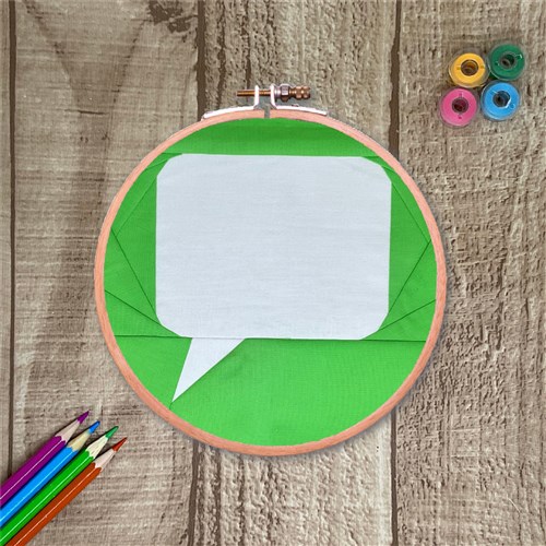Speech Bubbles  Quilt Block  FPP Pattern