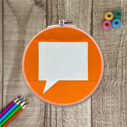 Speech Bubbles  Quilt Block  FPP Pattern