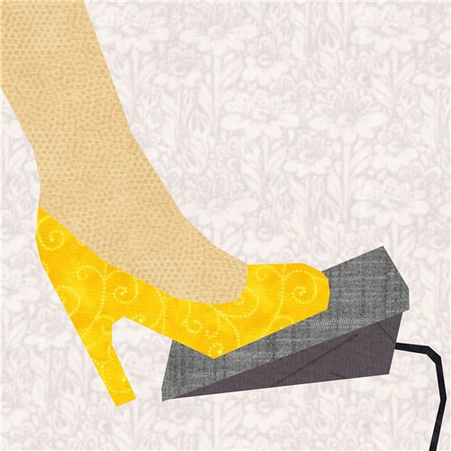 Sewing Machine Foot Pedal  Quilt Block  FPP Pattern