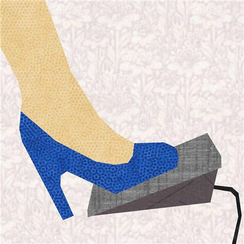 Sewing Machine Foot Pedal  Quilt Block  FPP Pattern
