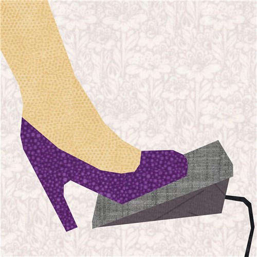 Sewing Machine Foot Pedal  Quilt Block  FPP Pattern