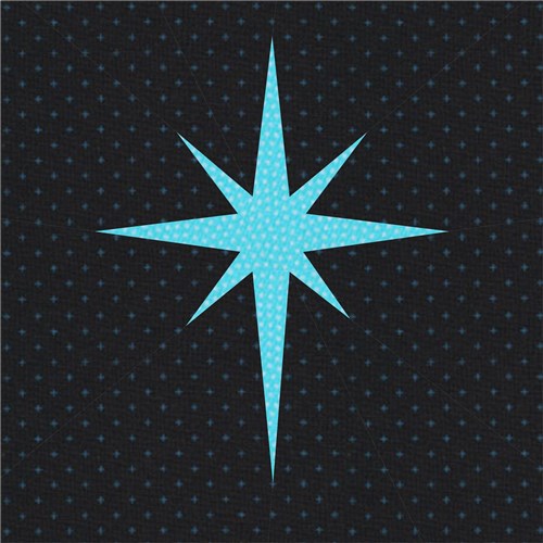 North Star  Quilt Block  FPP Pattern