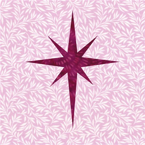 North Star  Quilt Block  FPP Pattern