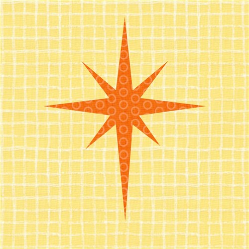 North Star  Quilt Block  FPP Pattern