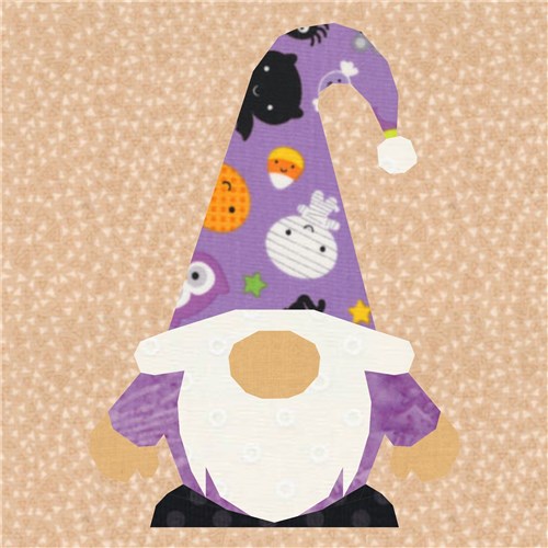 Gnome for the Holidays  Quilt Block  FPP Pattern