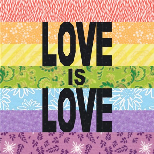 Love is Love  Quilt Block  FPP Pattern