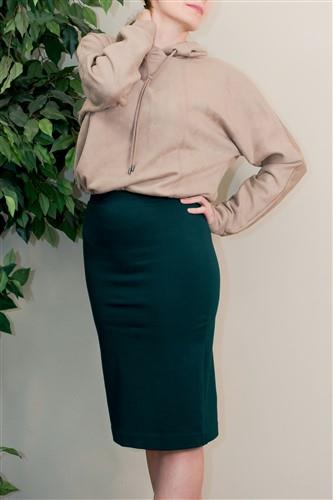 Knee Length Stretch Skirt PDF Sewing Pattern