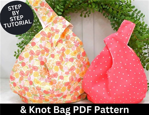 Japanese Knot Bag Sewing Pattern & Sewing Tutorial