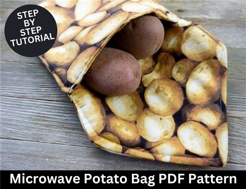 Microwave Potato Bag Sewing Pattern & Sewing Tutorial