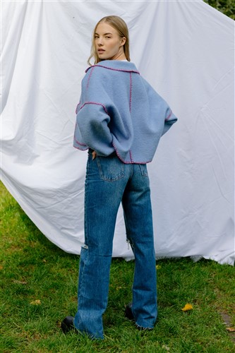 Oversized Jacket Embroidered PDF Sewing Pattern