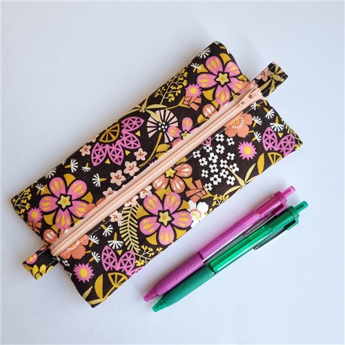 Flat Pencil Pouch Pdf Sewing Pattern