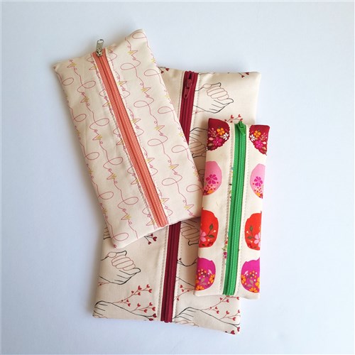 Flat Pencil Pouch Pdf Sewing Pattern