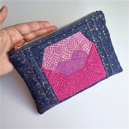 Valentines Block Pouch Pdf Sewing Pattern