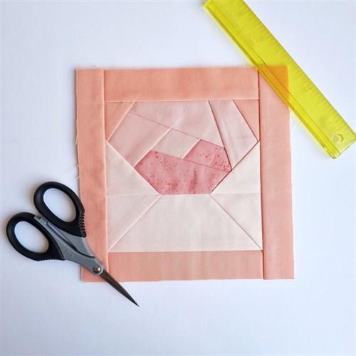 Valentine Foundation Paper Piecing Quilt block FPP Pattern