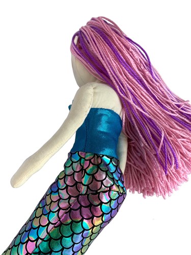 Mermaid Doll with Weighted Bottom Sewing Pattern