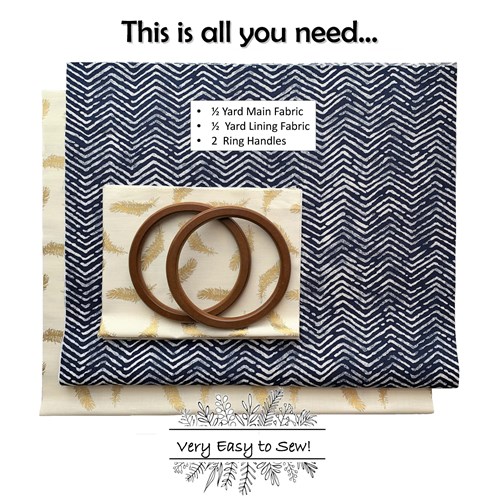 Ring Handle Bag PDF Sewing Pattern