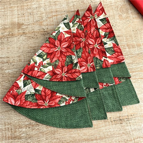 Table Runner & Christmas Tree Napkin PDF Pattern and Tutorial