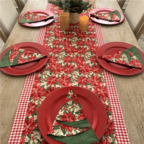 Table Runner & Christmas Tree Napkin PDF Pattern and Tutorial