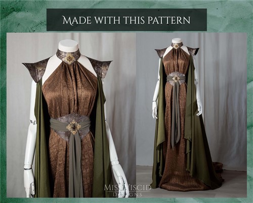 Waist Strap For Fantasy Fairy Dress PDF Sewing Pattern