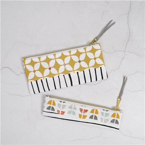Athena Pencil Case, Sewing Pattern PDF & Video Tutorial, Beginner Zipper Pouch, 2 Sizes