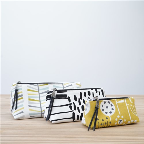 Iris Zipper Pouch, PDF Sewing Pattern & Video Tutorial, Beginner Cosmetic & Toiletry Bag, 3 Sizes