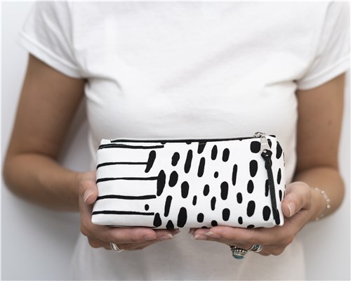 Iris Zipper Pouch, PDF Sewing Pattern & Video Tutorial, Beginner Cosmetic & Toiletry Bag, 3 Sizes