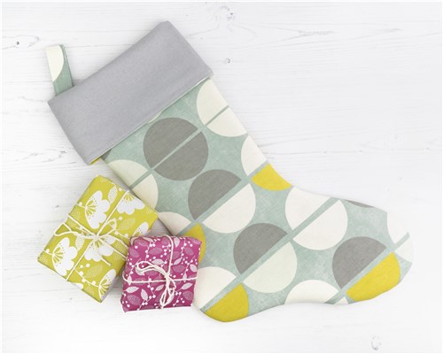 Joelle Christmas Stocking, PDF Sewing Pattern & Video Tutorial, 3 Sizes