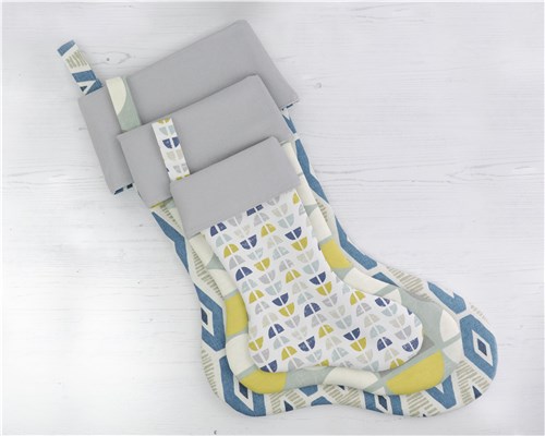 Joelle Christmas Stocking, PDF Sewing Pattern & Video Tutorial, 3 Sizes