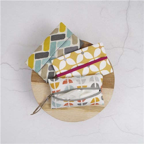 Keya Tissue Pouch, PDF Sewing Pattern, Beginner Travel Tissue Case Tutorial, 3 Styles