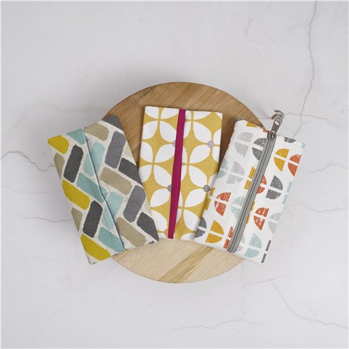 Keya Tissue Pouch, PDF Sewing Pattern, Beginner Travel Tissue Case Tutorial, 3 Styles