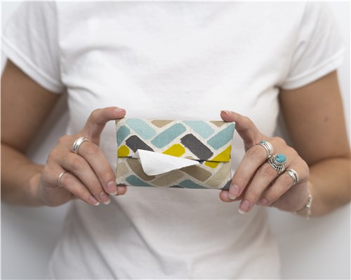Keya Tissue Pouch, PDF Sewing Pattern, Beginner Travel Tissue Case Tutorial, 3 Styles