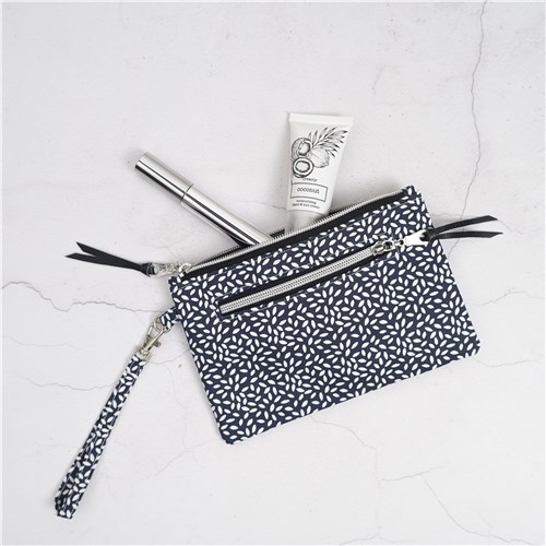 Lena Wristlet Pouch, PDF Sewing Pattern & Video Tutorial, Beginner Zipper Pouch, 2 Sizes