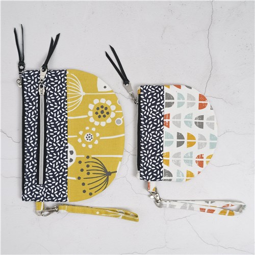 Lexi Wristlet Pouch, PDF Sewing Pattern & Video Tutorial, Beginner Zipper Pouch, 2 Sizes