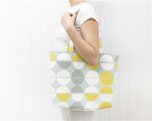 Lily Tote Bag, Sewing Pattern PDF & Video Tutorial, Beginner Everyday Bag, 2 Sizes