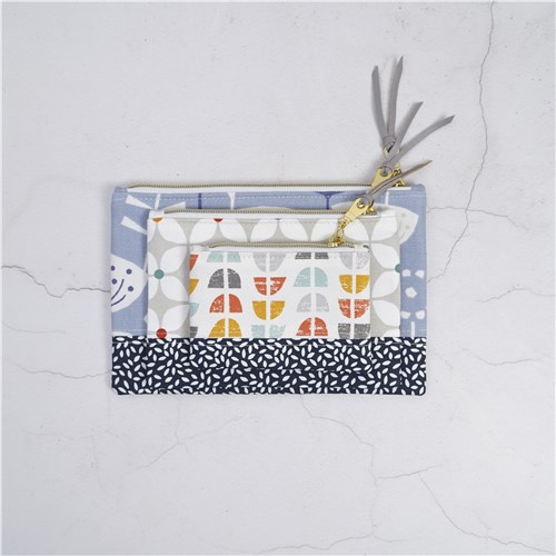 Luna Zipper Pouch, Sewing Pattern PDF & Video Tutorial, Beginner Friendly, 3 Sizes
