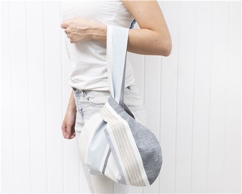 Miki Japanese Knot Bag, Sewing Pattern PDF & Video Tutorial, Beginner Project Bag, 3 Sizes