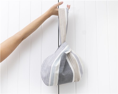 Miki Japanese Knot Bag, Sewing Pattern PDF & Video Tutorial, Beginner Project Bag, 3 Sizes