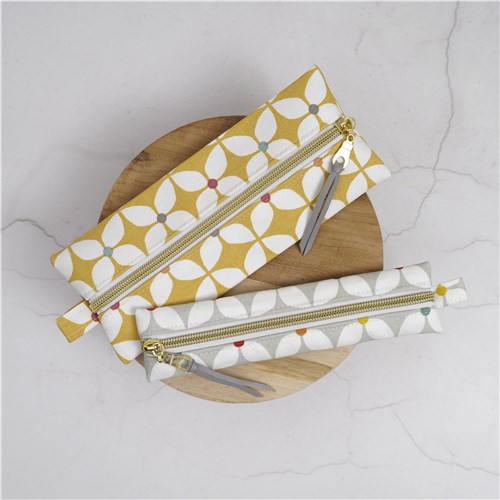 Mina Pencil Case, Sewing Pattern PDF & Video Tutorial, Beginner Zipper Pouch, 3 Sizes