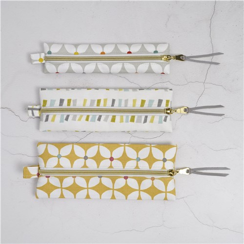 Mina Pencil Case, Sewing Pattern PDF & Video Tutorial, Beginner Zipper Pouch, 3 Sizes