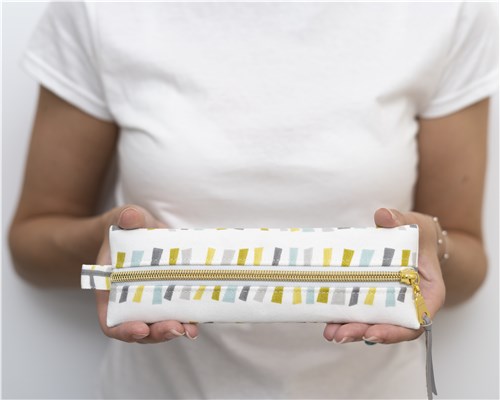 Mina Pencil Case, Sewing Pattern PDF & Video Tutorial, Beginner Zipper Pouch, 3 Sizes