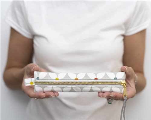 Mina Pencil Case, Sewing Pattern PDF & Video Tutorial, Beginner Zipper Pouch, 3 Sizes