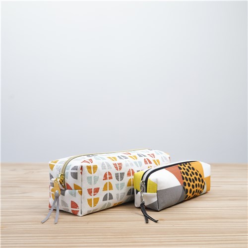 Ayah Boxy Pencil Case, PDF Sewing Pattern & Video Tutorial, Beginner Zipper Pouch, 2 Sizes