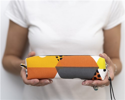 Ayah Boxy Pencil Case, PDF Sewing Pattern & Video Tutorial, Beginner Zipper Pouch, 2 Sizes
