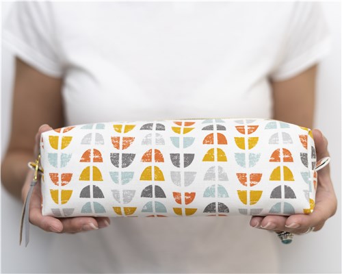 Ayah Boxy Pencil Case, PDF Sewing Pattern & Video Tutorial, Beginner Zipper Pouch, 2 Sizes